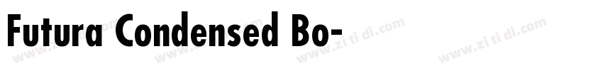 Futura Condensed Bo字体转换 Futura Condensed Bo字体转换